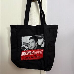 Austin Mahone Black Tote Bag
